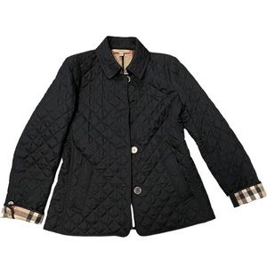 Burberry Brit quoted button down jacket Navy